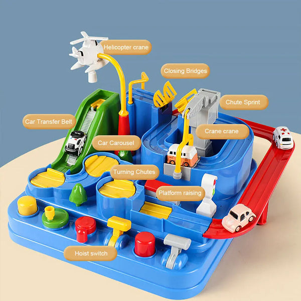 Car Adventure Game Rescue Squad Adventure Rail Model Racing Educational Toy Gift Deals499