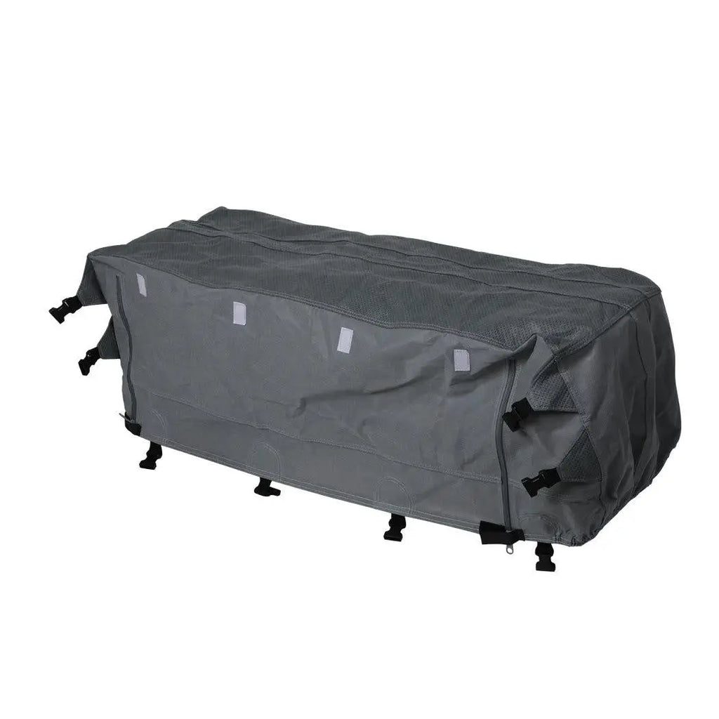 Caravan Covers Campervan 4 Layer Heavy Duty UV Waterproof Carry bag Covers M Grey Deals499
