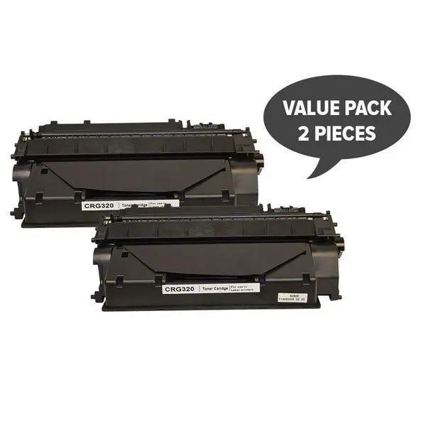 Cart320 Black Premium Generic Toner x 2 CANON