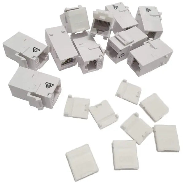 Cat 6 RJ45 Snap In Keystone Coupler. Pack of 10 Deals499