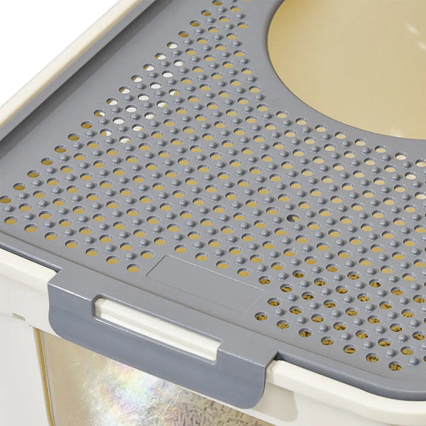 Cat Litter Box Fully Enclosed Kitty Toilet Trapping Sifting Tray Odor Control Deals499