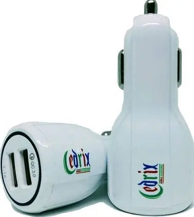 Cedrix Super-fast Charging PD QC3.0 Portable Smart Dual USB Mobile Car Charger Adapter Deals499