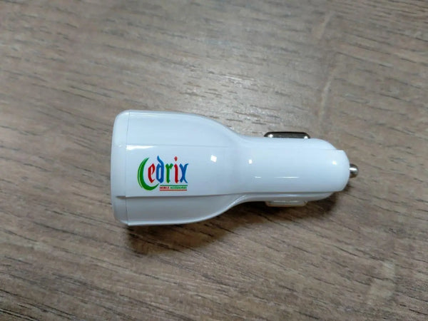 Cedrix Super-fast Charging PD QC3.0 Portable Smart Dual USB Mobile Car Charger Adapter Deals499