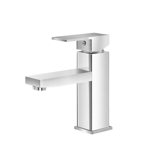 Cefito Basin Mixer Tap Faucet Bathroom Vanity Counter Top WELS Standard Brass Silver Deals499