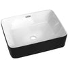 Cefito Ceramic Bathroom Basin Sink Vanity Above Counter Basins Bowl Black White Deals499