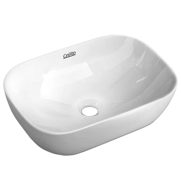 Cefito Ceramic Bathroom Basin Sink Vanity Above Counter Basins White Hand Wash Deals499