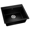 Cefito Stone Kitchen Sink 570x500MM Granite Under or Topmount Basin Bowl Laundry Black Deals499