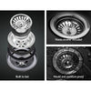 Cefito Stone Kitchen Sink 610X470MM Granite Under/Topmount Basin Bowl Laundry Black Deals499