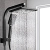 Cefito WELS 8'' Rain Shower Head Set Square Handheld High Pressure Wall Black Deals499