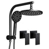 Cefito WELS 9'' Rain Shower Head Taps Round Handheld High Pressure Wall Black Deals499