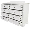 Celosia Dresser 8 Chest of Drawers Bedroom Acacia Timber Storage Cabinet - White Deals499