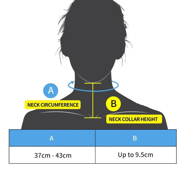 Cervical Collar Neck Brace Support Shoulder Press Pain Relief Stabilise Strap L Deals499