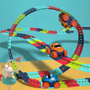Changeable Track In The Dark Track with LED Light-Up Race Car Flexible Track Toy 92 Deals499