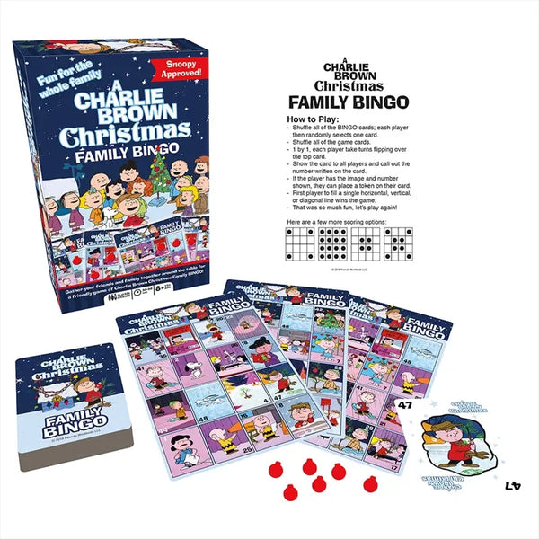 Charlie Brown Christmas Family Bingo Deals499