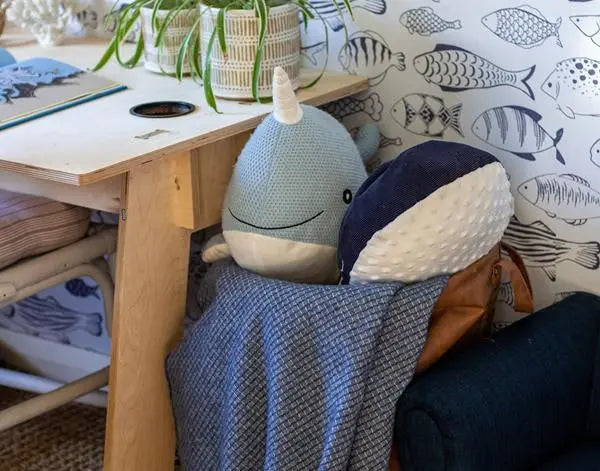 Chiswick Throw - Merino Wool/Cashmere - Navy Deals499