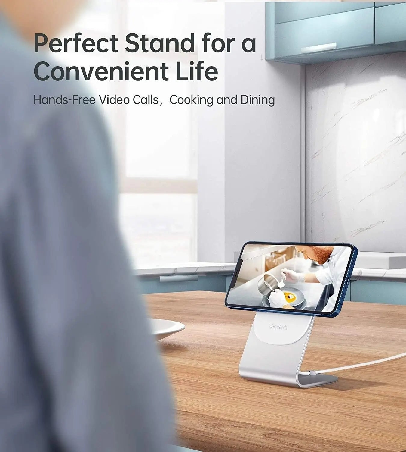 Choetech H046 Phone Stand For MagSafe Charger Aluminum (Stand Only) Deals499