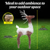 Christmas By Sas 1.2m Reindeer Glitter Wire Solar LED Warm White Auto Sensor Deals499