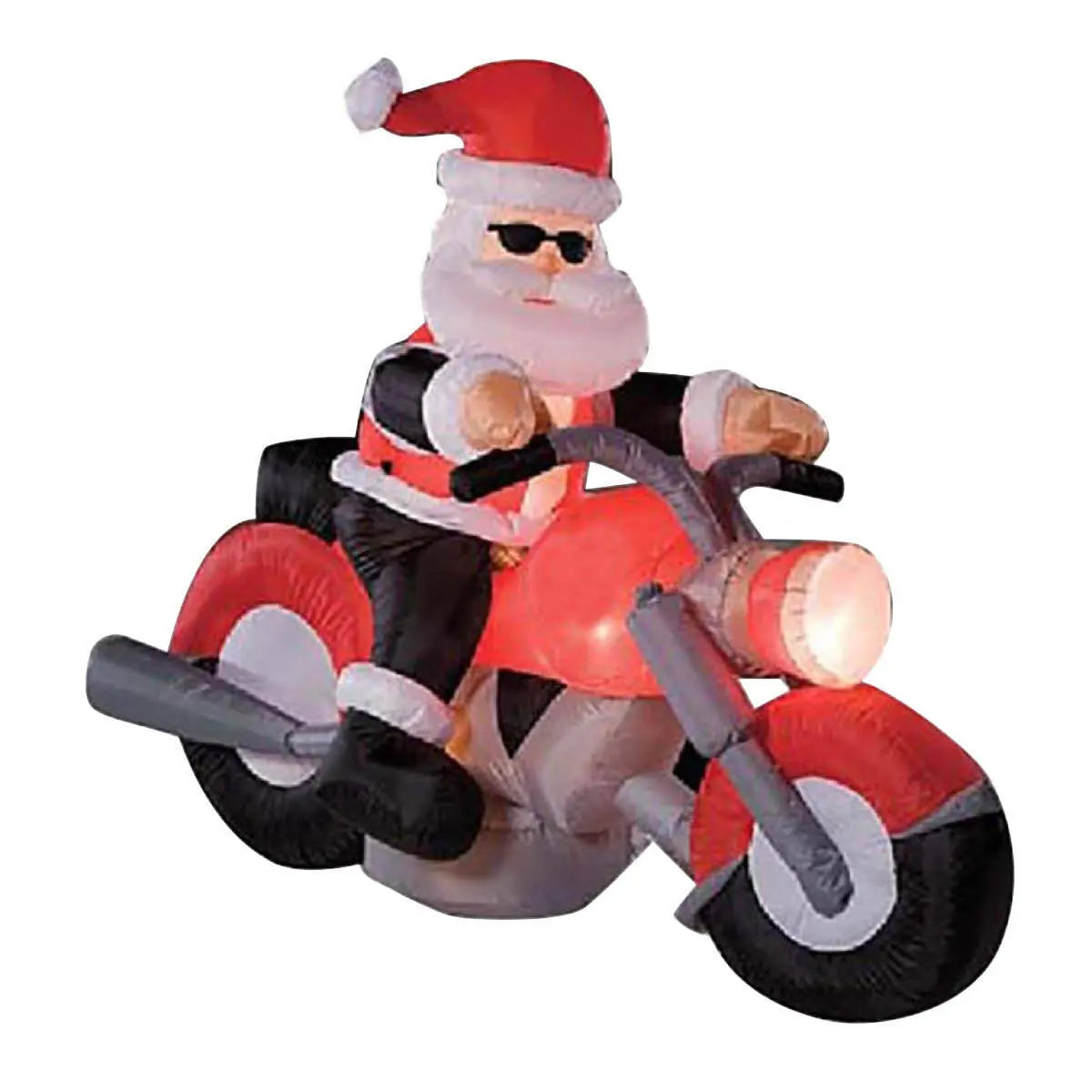Christmas By Sas 1.6m Santa & Motorbike Built-In Blower Bright LED Lighting Deals499
