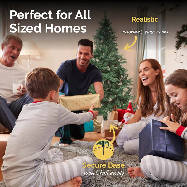 Christmas By Sas 1.8m Full Figured Pine Tree Realistic Foliage 800 Tips Deals499