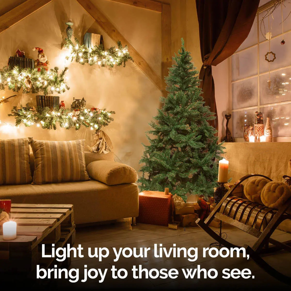 Christmas By Sas 1.8m Full Figured Pine Tree Realistic Foliage 800 Tips Deals499