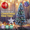 Christmas By Sas 1.8m Pine Tree 210 Multi-Colour LED Lights With 8 Functions Deals499