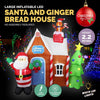 Christmas By Sas 2.2m Gingerbread House & Santa Self Inflating LED Lights Deals499