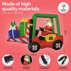 Christmas By Sas 2.4 x 1.8m Santa & Forklift Built-In Blower LED Lighting Deals499