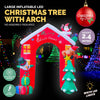 Christmas By Sas 2.4 x 2.09m Christmas Arch Self Inflating Bright LED Lights Deals499