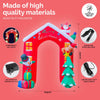 Christmas By Sas 2.4 x 2.09m Christmas Arch Self Inflating Bright LED Lights Deals499