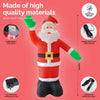 Christmas By Sas 2.4m Waving Santa Self Inflating Bright LED Lighting Deals499