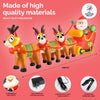 Christmas By Sas 2.9m Santa Reindeers & Sleigh Built-In Blower LED Lighting Deals499
