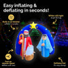 Christmas By Sas 2m Nativity Scene Baby Jesus Self Inflating LED Lighting Deals499