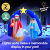 Christmas By Sas 2m Nativity Scene Baby Jesus Self Inflating LED Lighting Deals499