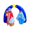 Christmas By Sas 2m Nativity Scene Baby Jesus Self Inflating LED Lighting Deals499