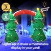Christmas By Sas 3m x 2.4m Christmas Tree Arch Self Inflating LED Lights Deals499