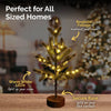 Christmas By Sas 50cm Table Top Christmas Tree Warm White LED Lighting Deals499