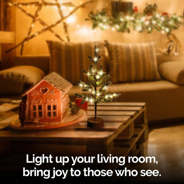 Christmas By Sas 50cm Table Top Christmas Tree Warm White LED Lighting Deals499