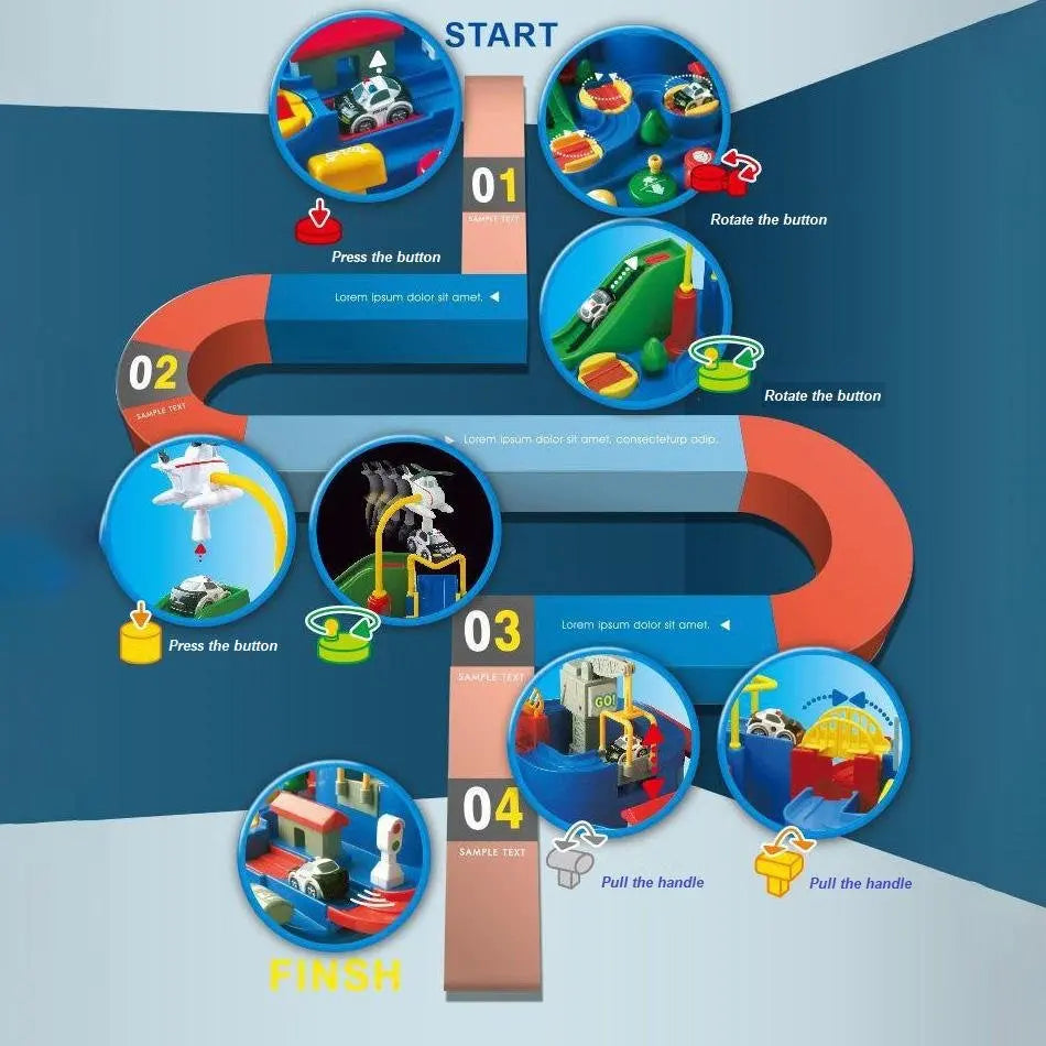 City Rescue Engineering Vehicles Playsets Car Adventure Toys Educational Toys (3 Cars) Deals499