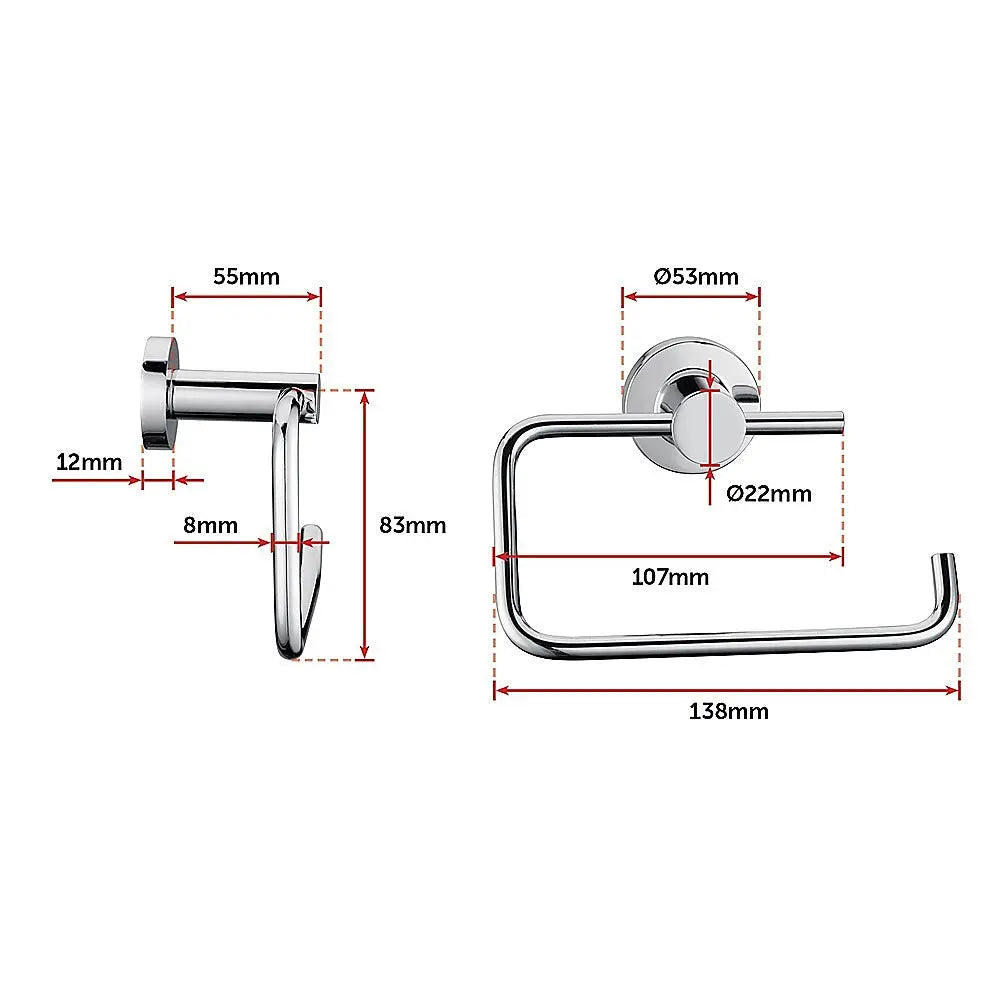 Classic Chrome Toilet Paper Holder Bathroom Deals499