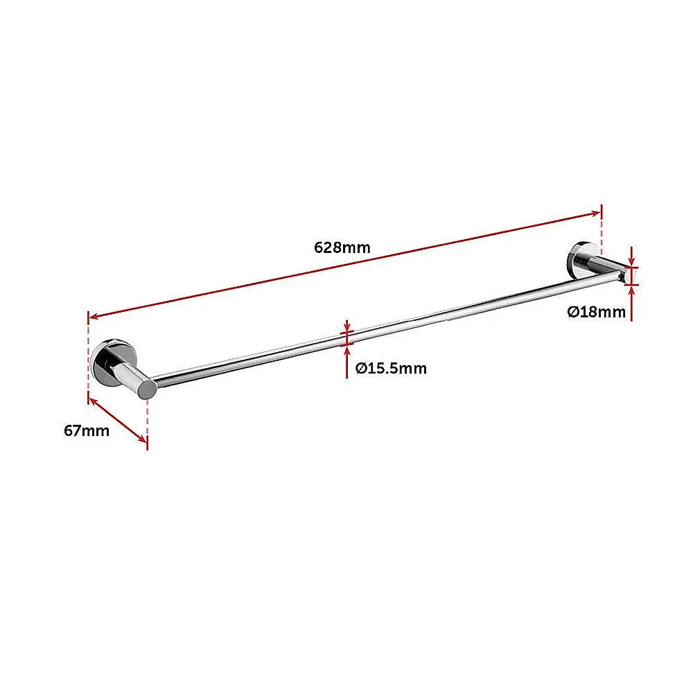 Classic Chrome Towel Bar Rail Bathroom Deals499