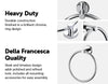 Classic Chrome Towel Bar Rail Ring Bathroom Deals499