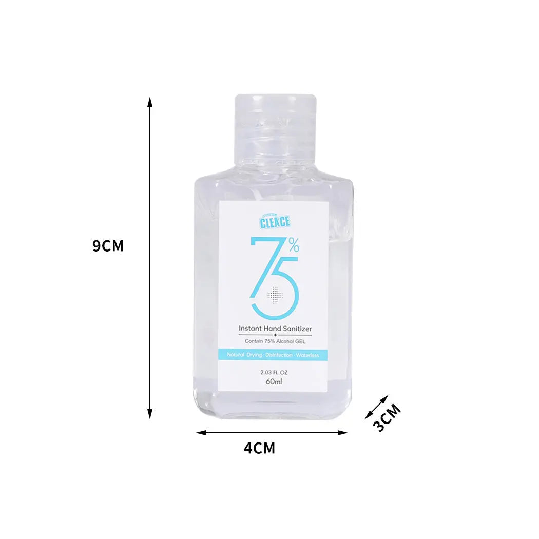 Cleace 4x Hand Sanitiser Sanitizer Instant Gel Wash 75% Alcohol 60ML Deals499