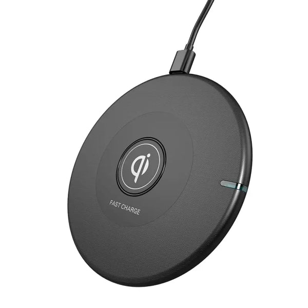 Cleanskin 10W Wireless Charge Pad Black- With Qi Certification CLEANSKIN