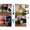 Cocktail Shaker Set Bar Strainer Bartender Kit Mixer Martini Spirits Maker Deals499