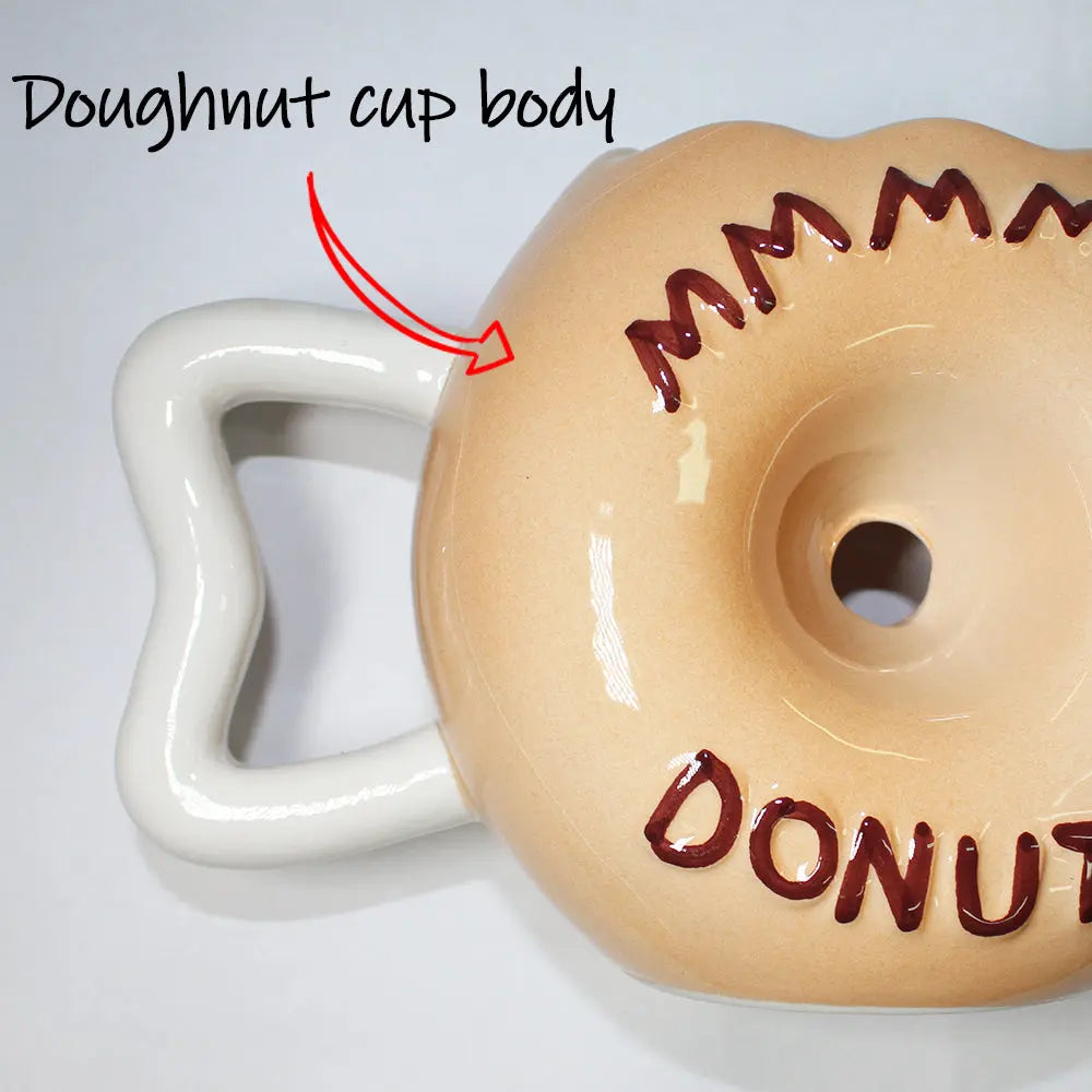 Coffee Cup Vivid Donuts Milk Cup Ceramic Lovers Mug Cute Birthday Gift Chocolate Deals499