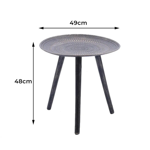 Coffee Table Side End Tables Antique Storage Modern Bedside Furniture Black Deals499