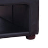Coffee Table Upholstered PU Leather in Black Colour with open storage Deals499