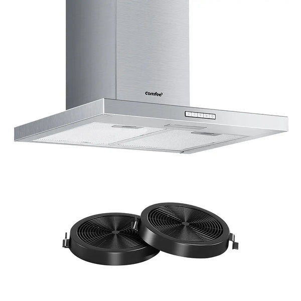 Comfee Rangehood 900mm Stainless LED Glass Kitchen Canopy With 2 PCS Filter Replacement Deals499