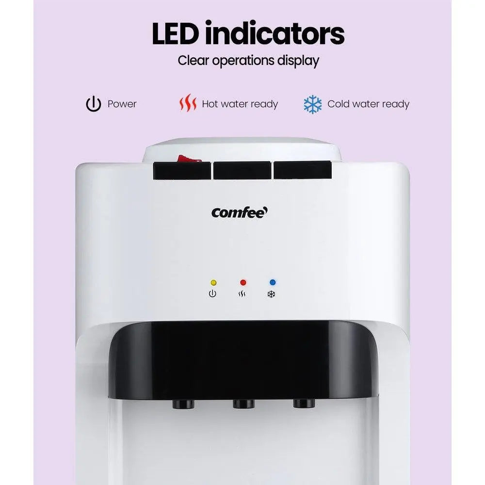 Comfee Water Dispenser Cooler Chiller Hot Cold Taps Purifier Stand White Black Deals499