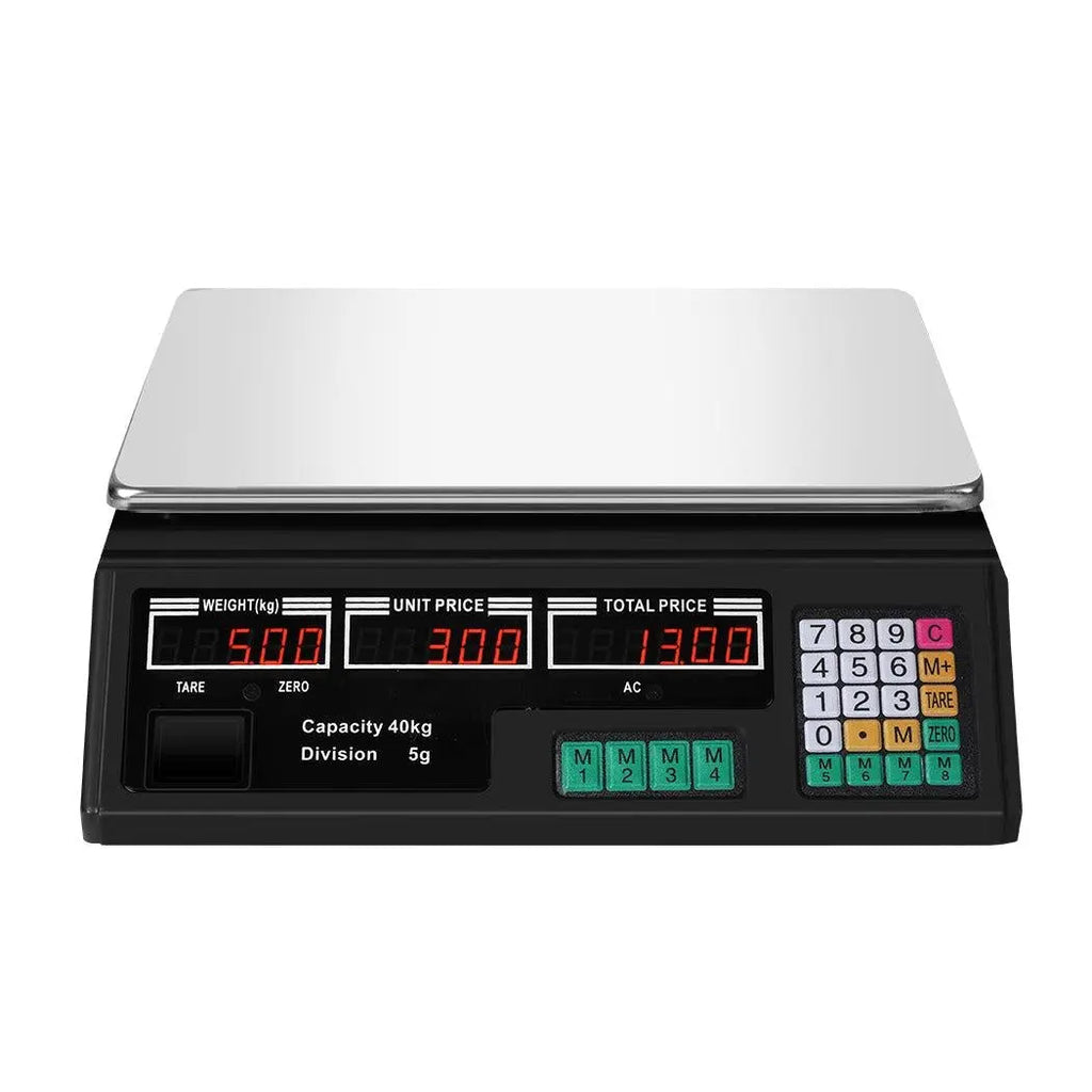 Commercial Digital Kitchen Scales LCD Shop 40KG Food Weight Electronic Scale Deals499